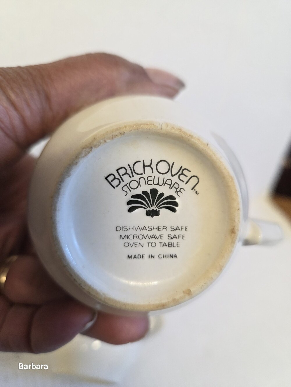 BrickOven 80s Stoneware Set of 2 Ceramic Geese Mugs/Cups - Picture 7 of 8